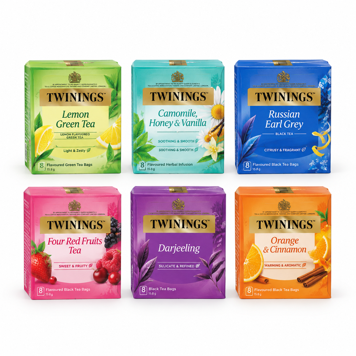 Twinings 唐寧 Chai Latte・Matcha Latte|8包入