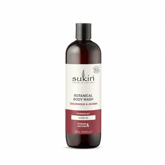 Sukin 蘇芊身體清潔保養500ml｜雪松荷荷芭沐浴乳／經典保濕身體乳
