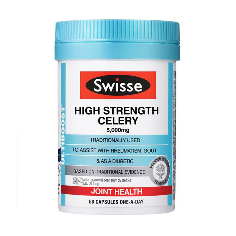 Swisse Ultiboost High Strength Celery 5000 mg 50 Caps 西芹籽50粒