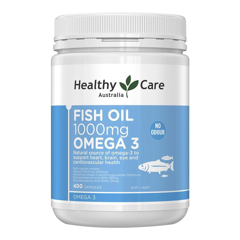 Healthy Care Fish oil odourless 400 深海魚油400粒