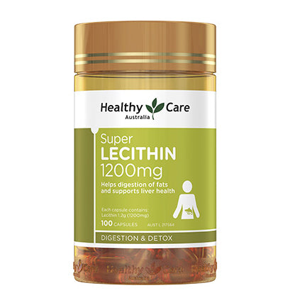 Healthy Care Super Lecithin 1200mg 100 Caps 卵磷脂100粒