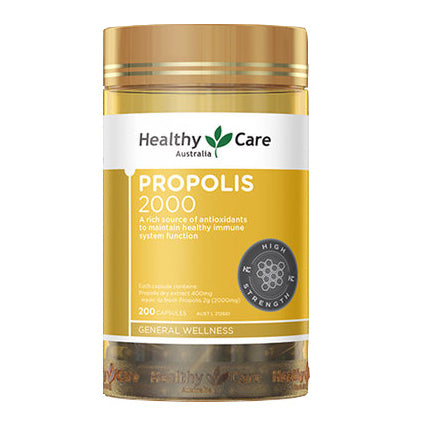 Healthy Care Propolis 2000mg 200caps 黑蜂膠2000mg 200粒