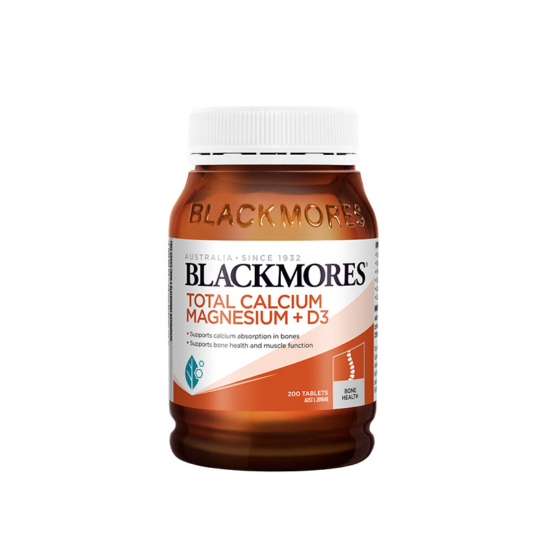 Blackmores Total Calcium Magnesium +D3 200caps 澳佳寶活性鈣鎂片