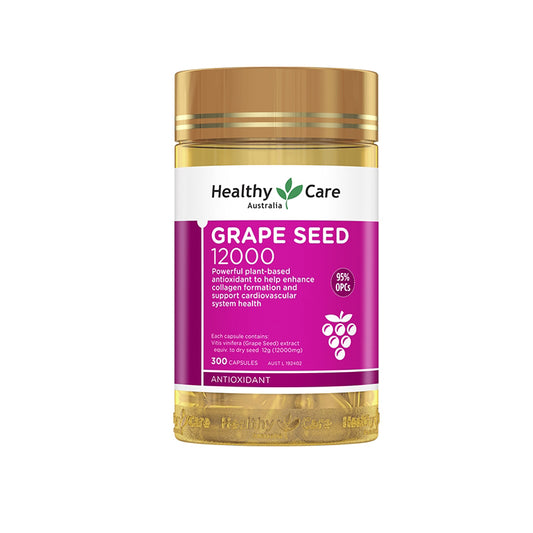Healthy Care Grape Seed 12000 300caps 葡萄籽300粒
