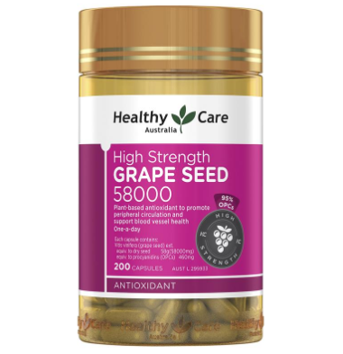 Healthy Care High Strength Grape Seed 58000mg加強版葡萄籽 200粒