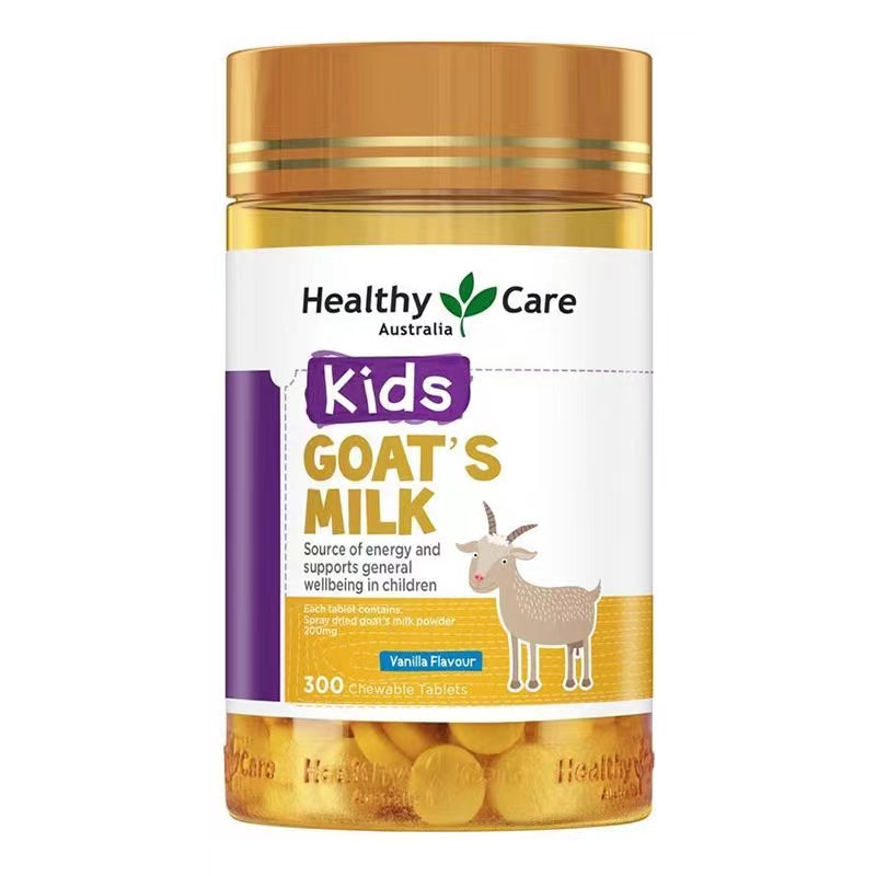 Healthy Care Goat Milk Vanilla Flavour Chewable 香草羊奶片（300粒）