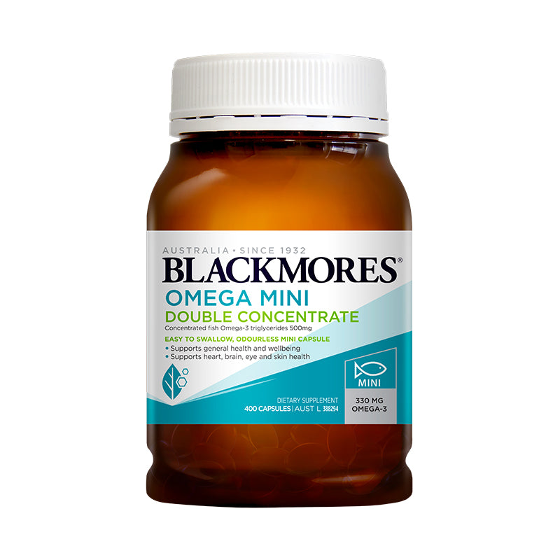 Blackmores fish oil odourless mini 400 Caps 無腥mini迷你魚油400粒