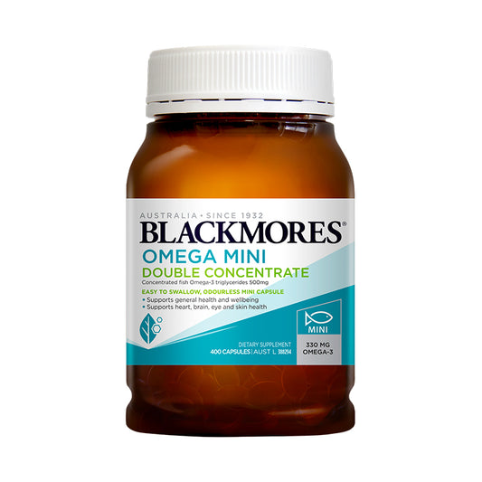 Blackmores fish oil odourless mini 400 Caps 無腥mini迷你魚油400粒