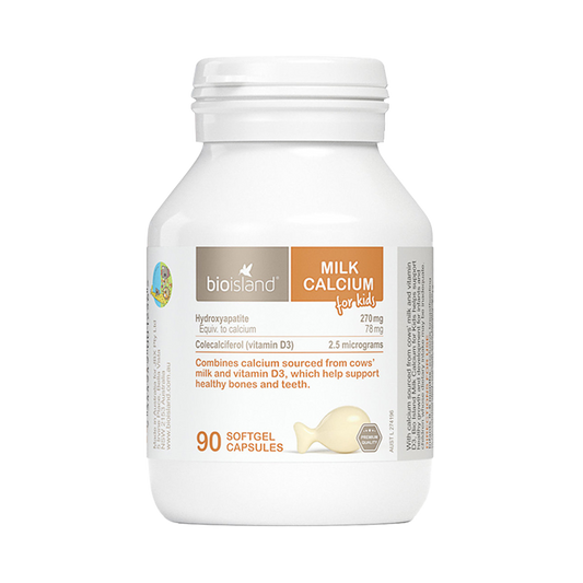 Bioisland Milk Calcium 90 Caps 兒童乳鈣90粒