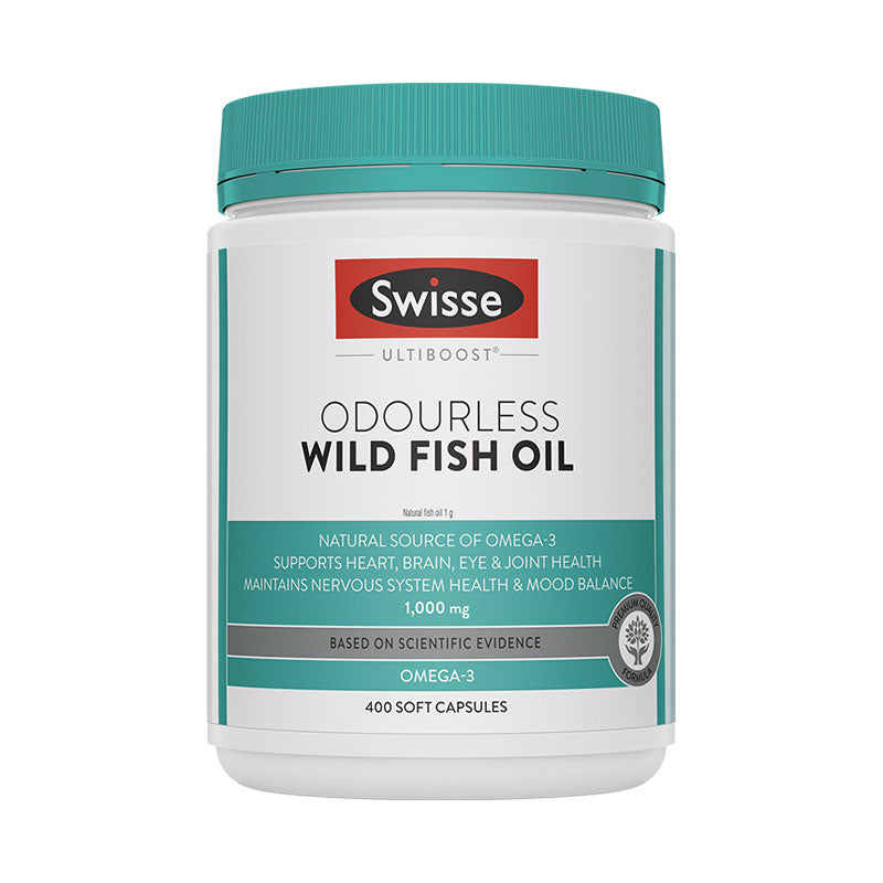 Swisse Odourless Fish Oil 1000mg 400cap s1 深海魚油軟膠囊1000mg 400
