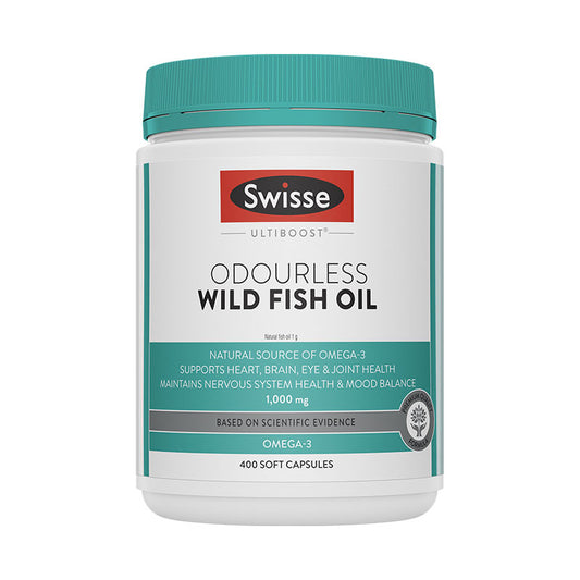 Swisse Odourless Fish Oil 1000mg 400cap s1 深海魚油軟膠囊1000mg 400