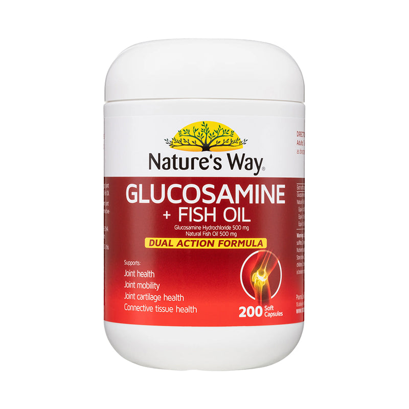 Nature's Way Glucosamine + Fish Oil 200 佳思敏維骨力+魚油 200粒