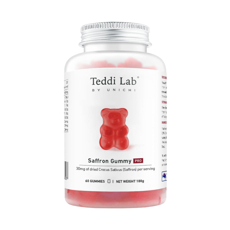Unichi Teddi Lab Saffron Gummy PRO Unichi 藏紅花小熊軟糖 60粒