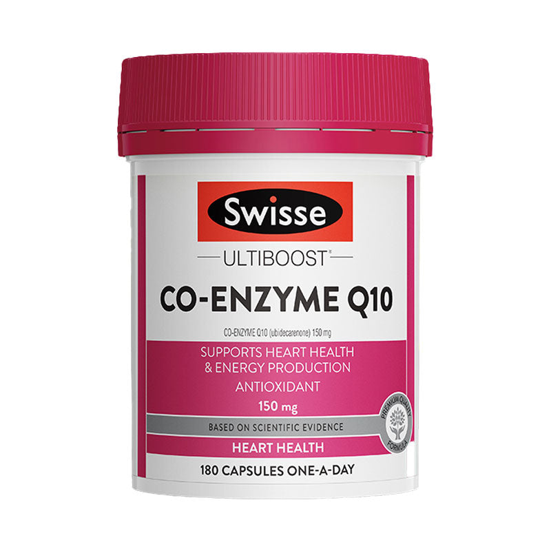 Swisse CO-ENYME Q10 150mg 180 輔酶Q10膠囊 150mg 180粒