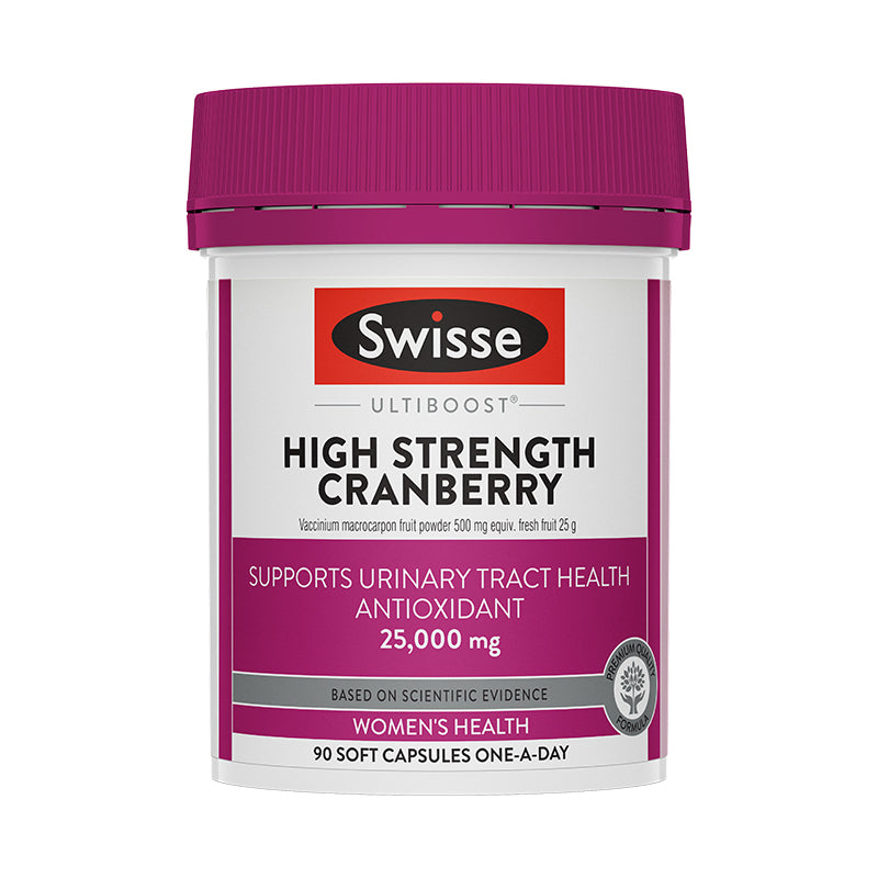 Swisse High Strength Cranberry 25000mg 90capsules 蔓越莓膠囊 90粒