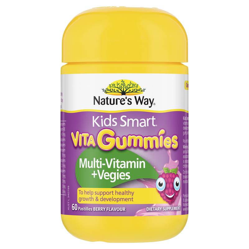 Nature's Way Kids Smart Vita Gummies Multi 佳思敏兒童軟糖-多維+蔬菜