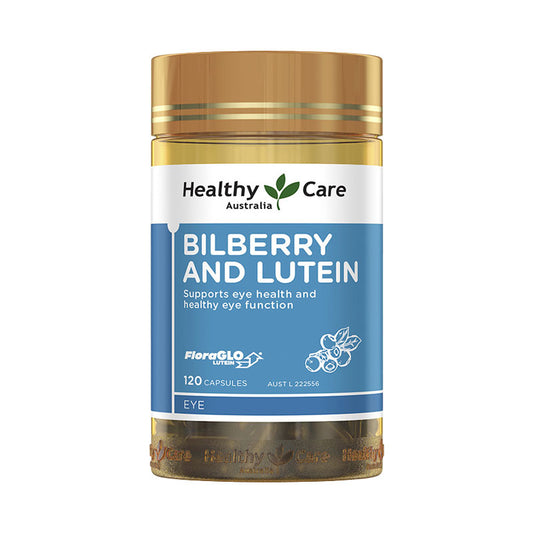 Healthy Care Bilberry Lutein 120 Caps 葉黃素 藍莓護眼片120粒
