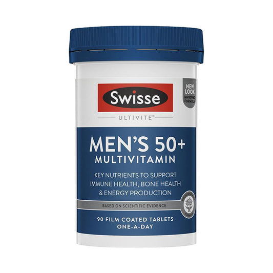 Swisse men's ultivite 50+ 90Tabs 男士復合維生素50+90片