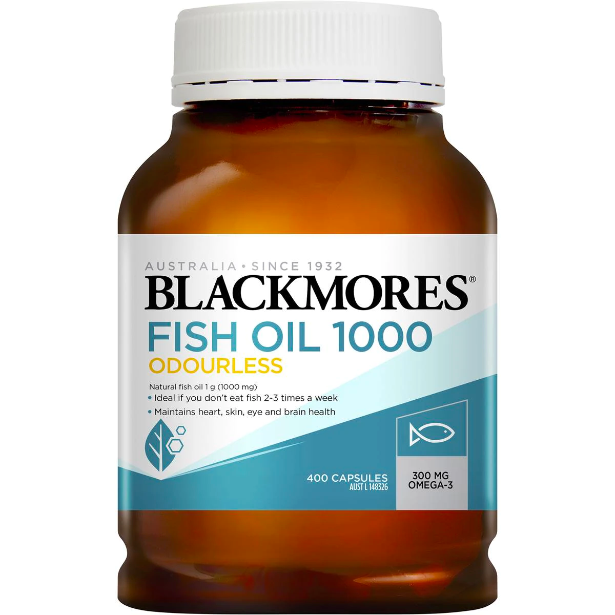 Blackmores Odourless Fish Oil 400caps  澳佳寶深海無腥味魚油軟膠囊400粒