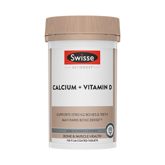Swisse Calcium+ Vitamin D 150Tabs 檸檬酸鈣150粒