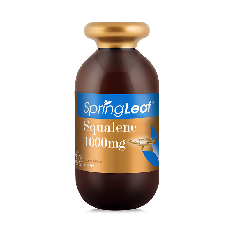 SpringLeaf  Squalene 1000mg 360caps springLeaf（純） 角鯊烯 1000mg