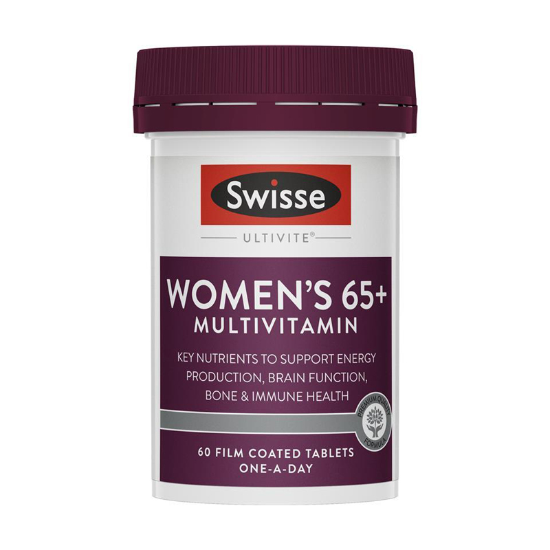 Swisse Women’s 65+ Multivitamin 60 Tabs  斯維詩 女士復合維生素 65+ 60粒