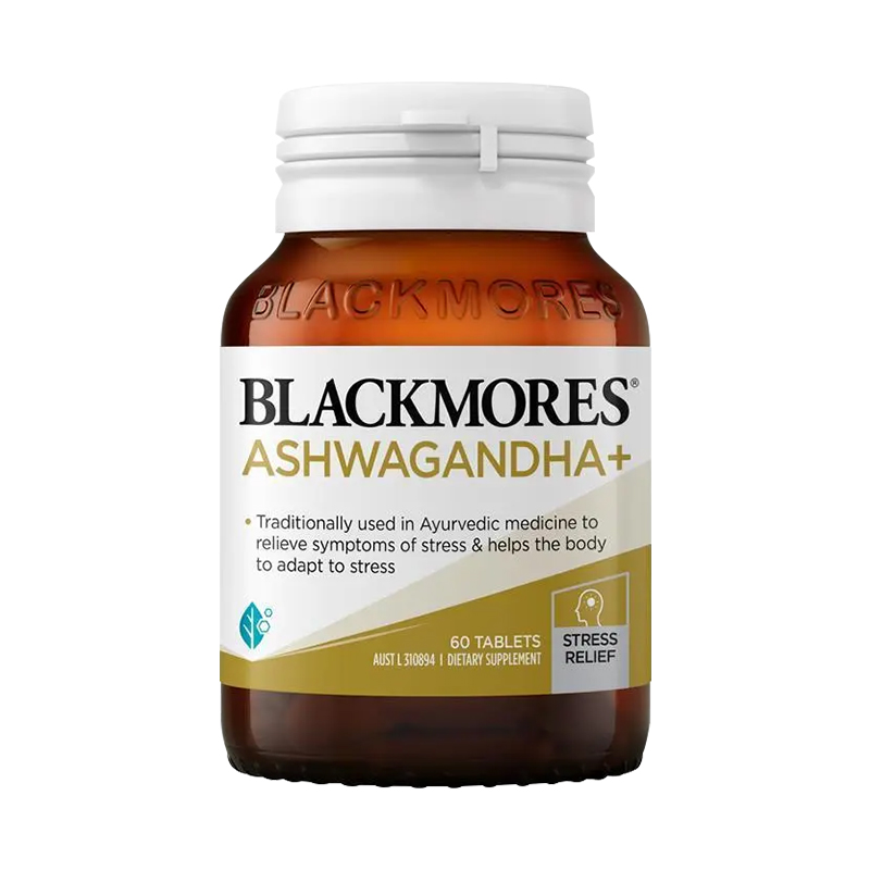 Blackmores Ashwagandha + 60 Tablets   南非醉茄抗壓片 60粒