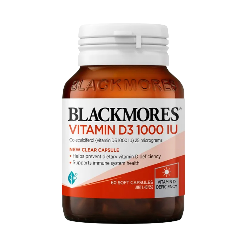 Blackmores Vitamin D3 1000IU (60)  維生素D3(1000IU) 60粒