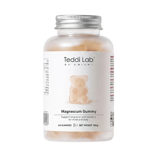 teddi lab by Unichi Magnesium Gummy 60s  鎂夢小熊軟糖  60粒