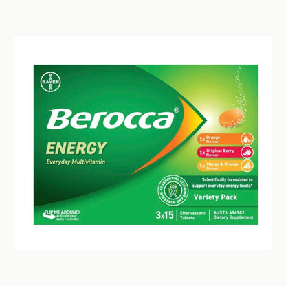 Berocca 拜維佳維他命發泡錠｜12種規格