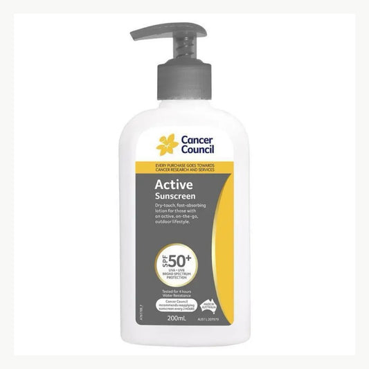 Cancer Council SPF50+ 防曬乳｜3款 150ml・200ml