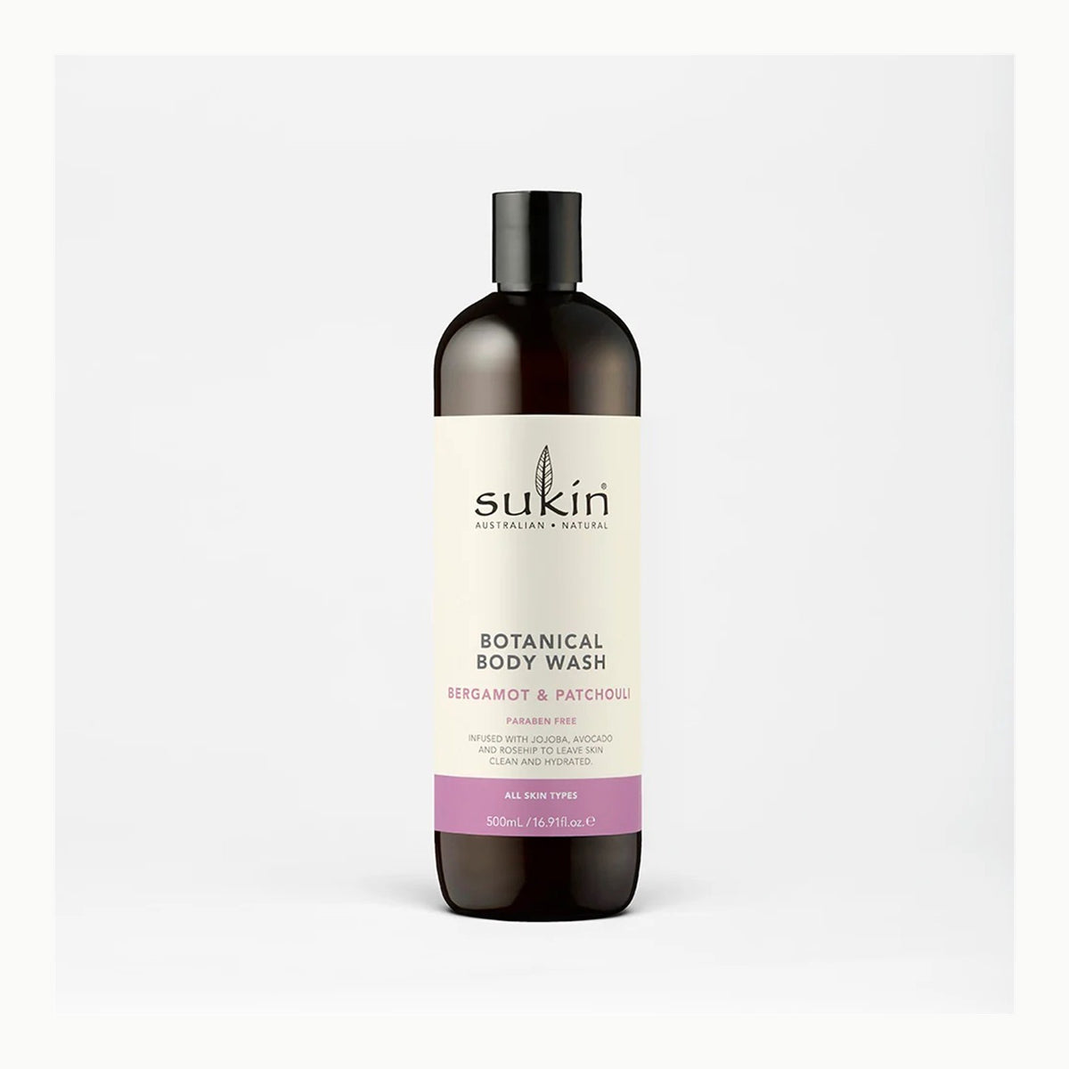 Sukin 蘇芊草本沐浴乳 500ml｜經典・佛手柑・海風