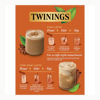 Twinings 唐寧 Chai Latte・Matcha Latte｜8包入