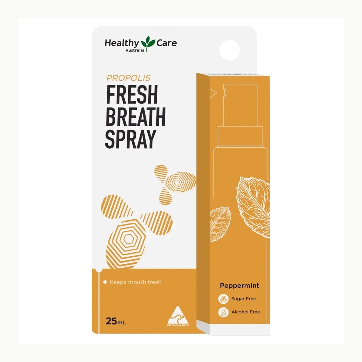澳洲 Healthy Care 蜂膠清新口氣噴霧｜薄荷 25mL