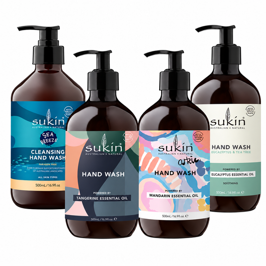 Sukin 蘇芊植物精油洗手乳｜500ml 4種香氣