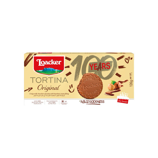 Loacker Tortina 榛果巧克力威化餅｜原味・黑巧克力 126g
