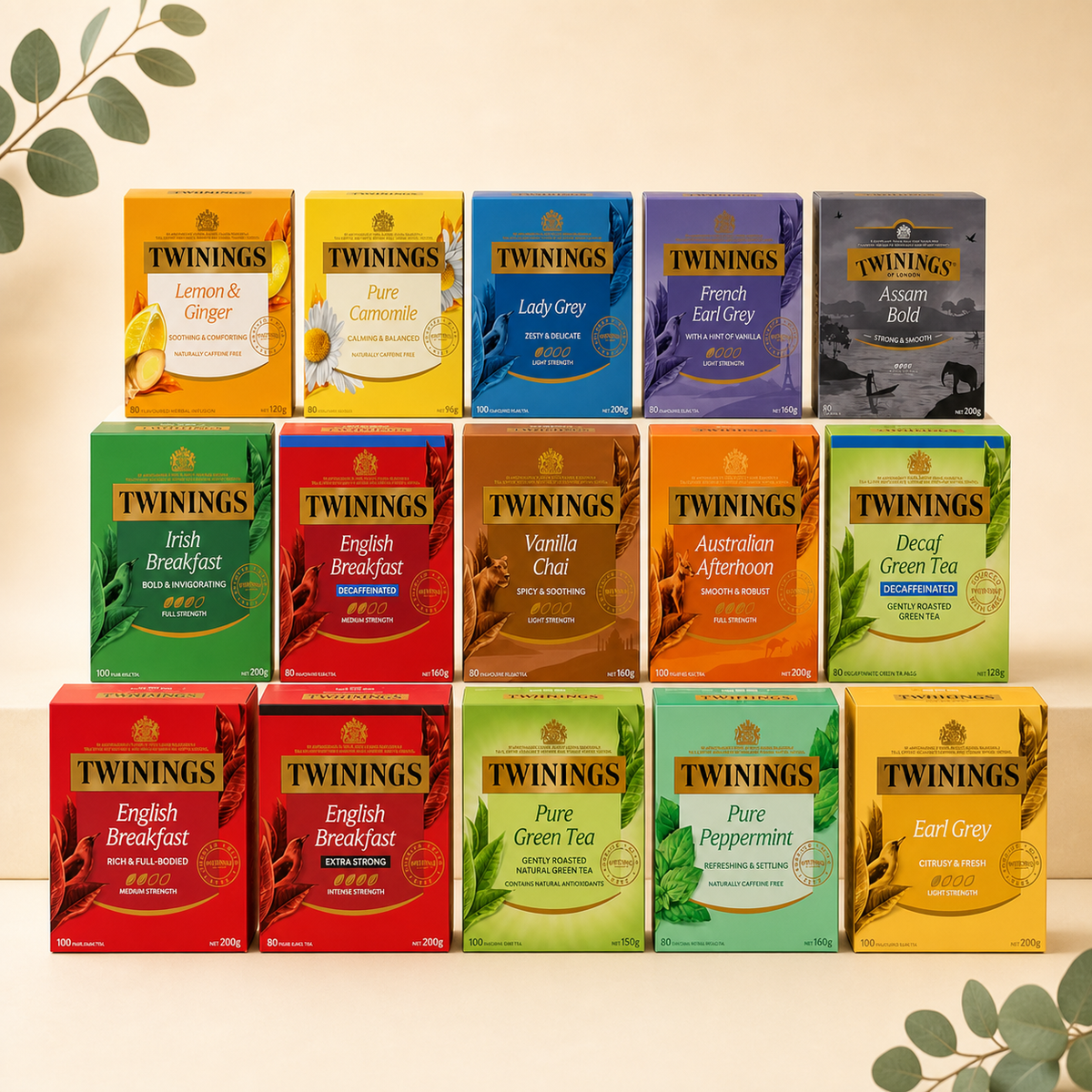 Twinings 唐寧茶包（80–100包）