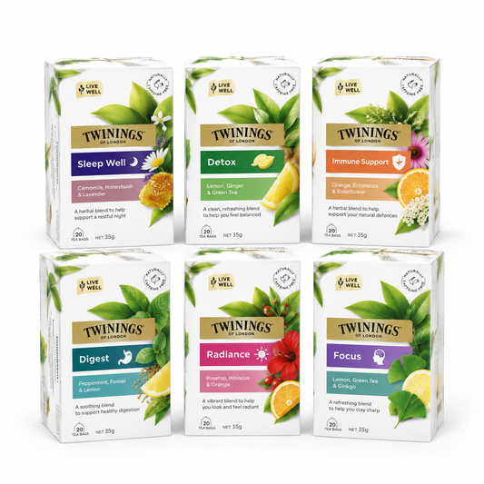 Twinings 唐寧 Live Well 茶包｜8種 18–22包